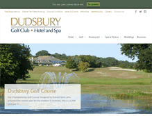 Tablet Screenshot of dudsburygolfclub.co.uk
